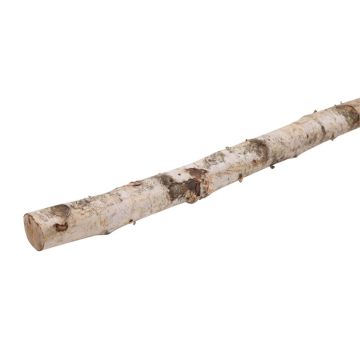 Decoración natural: tronco de abedul CALAM, natural, 150 cm, Ø 4 cm Decoración natural: tronco de abedul CALAM, natural, 150 cm, Ø 4 cm