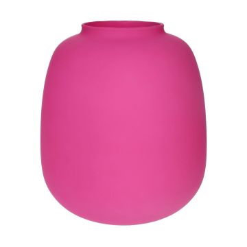 Jarrón de cristal CAYDENCE, rosa mate, 25,3 cm, Ø 22,2 cm Jarrón de cristal CAYDENCE, rosa mate, 25,3 cm, Ø 22,2 cm