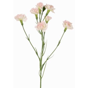 Rama decorativa de clavel PIARA, rosa pálido, 60 cm, Ø 3-5 cm
