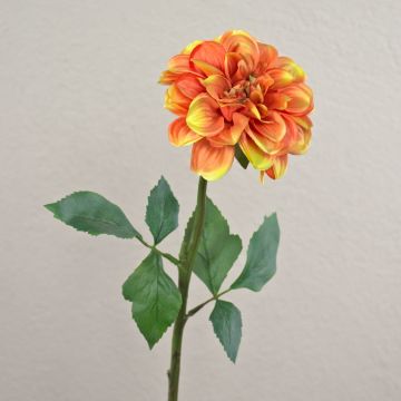Dalia artificial TINKALA, naranja-amarillo, 60 cm, Ø 12 cm Dalia artificial TINKALA, naranja-amarillo, 60 cm, Ø 12 cm