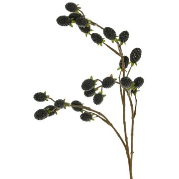 Rama artificial de zarzamora URUMA con frutos, negra, 90 cm