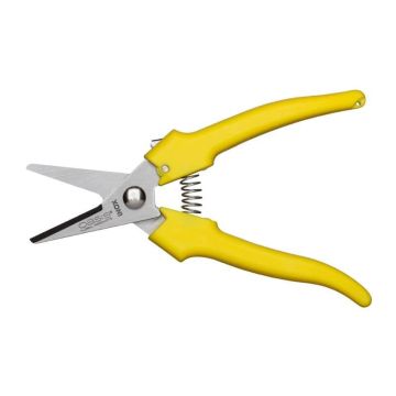 Tijeras de jardinería OASIS® con mangos de goma, amarillas, 17cm Tijeras de jardinería OASIS® con mangos de goma, amarillas, 17cm