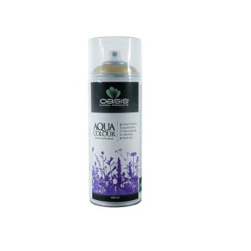 OASIS® Spray de color Aqua Colour, a base de agua, dorado metalizado, 400 ml