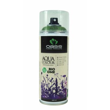 OASIS® Spray de color Aqua Colour, a base de agua, verde musgo, 400 ml