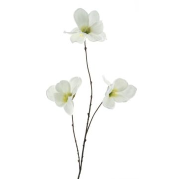 Rama artificial de magnolia FLAVA, blanca, 85 cm Rama artificial de magnolia FLAVA, blanca, 85 cm