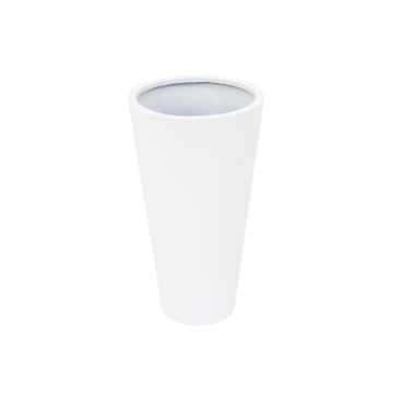 Maceta LEOPOLDO, blanca, 69 cm, Ø 39 cm Maceta LEOPOLDO, blanca, 69 cm, Ø 39 cm