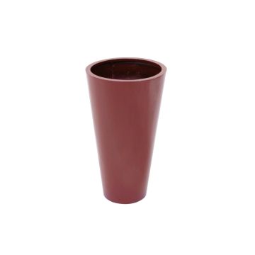 Maceta LEOPOLDO, roja, 69 cm, Ø 39 cm Maceta LEOPOLDO, roja, 69 cm, Ø 39 cm