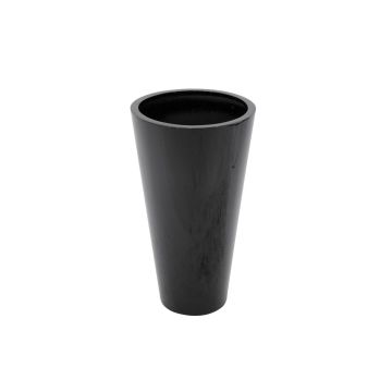 Maceta LEOPOLDO, negra, 69 cm, Ø 39 cm Maceta LEOPOLDO, negra, 69 cm, Ø 39 cm