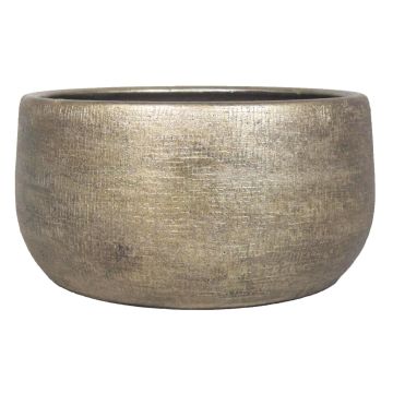 Cuenco de cerámica AGAPE con grano, oro, 14cm, Ø28cm Cuenco de cerámica AGAPE con grano, oro, 14cm, Ø28cm