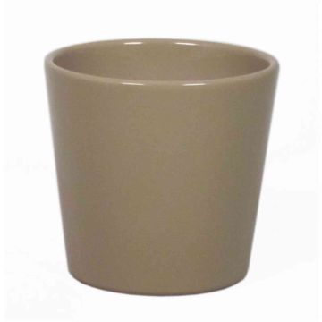 Maceta para orquídeas BANEH, cerámica, beige, 12,5cm, Ø13,5cm
