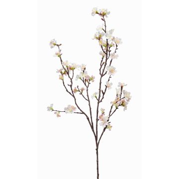 Rama de flores de cerezo artificial PALS con flores, blanco y rosa, 95 cm