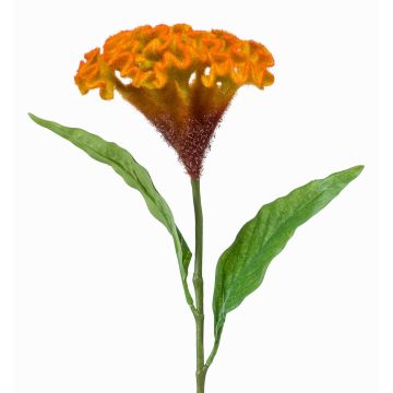 Flor artificial «cresta de gallo» ANUBIS, amarillo-naranja, 60 cm, Ø 14 cm Flor artificial «cresta de gallo» ANUBIS, amarillo-naranja, 60 cm, Ø 14 cm