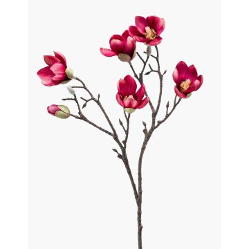 Magnolia artificial ANEU, rosa fuerte, 65 cm, Ø 7-8 cm Magnolia artificial ANEU, rosa fuerte, 65 cm, Ø 7-8 cm