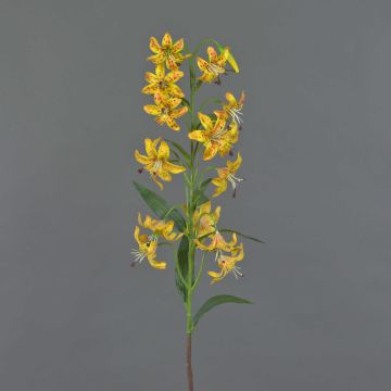 Flor artificial de lirio tigre ARAMAIO, amarilla, 80 cm, Ø 13 cm Flor artificial de lirio tigre ARAMAIO, amarilla, 80 cm, Ø 13 cm