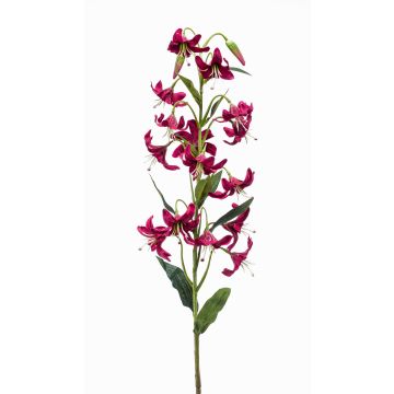 Flor artificial de lirio tigre ARAMAIO, rojo burdeos, 80 cm, Ø 13 cm Flor artificial de lirio tigre ARAMAIO, rojo burdeos, 80 cm, Ø 13 cm