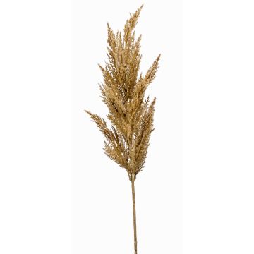 Rama decorativa de hierba de la pampa con espiga BATERNO, marrón claro, 90 cm