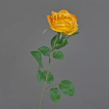 Rosa artificial PEZOS, naranja-amarillo, 60 cm, Ø 10 cm Rosa artificial PEZOS, naranja-amarillo, 60 cm, Ø 10 cm