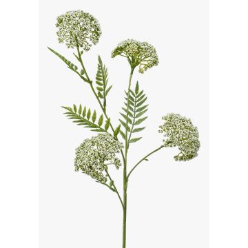 Rama artificial de milenrama THUBAN, color crema, 60 cm, Ø 6-7 cm