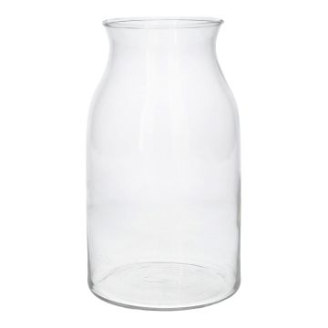 Jarrón de flores LUNARA de cristal, transparente, 21 cm, Ø 12 cm Jarrón de flores LUNARA de cristal, transparente, 21 cm, Ø 12 cm