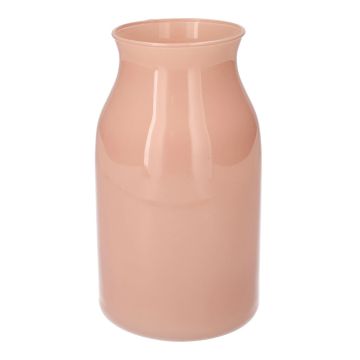 Jarrón de cristal LUNARA, rosa claro opaco, 21 cm, Ø 12 cm Jarrón de cristal LUNARA, rosa claro opaco, 21 cm, Ø 12 cm