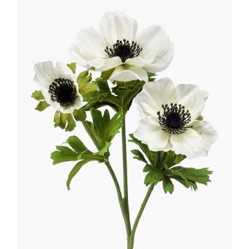 Flor artificial de anémona RUBINA, blanca, 55 cm, Ø 4-10 cm Flor artificial de anémona RUBINA, blanca, 55 cm, Ø 4-10 cm