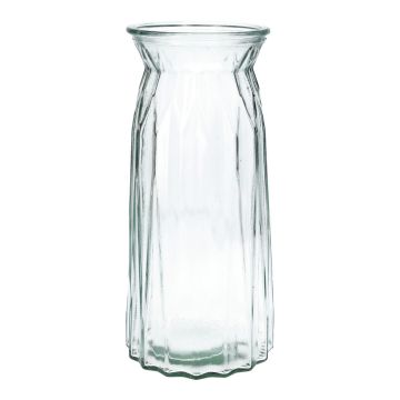 Jarrón de mesa RUBIE de cristal, transparente, 24 cm, Ø 11 cm Jarrón de mesa RUBIE de cristal, transparente, 24 cm, Ø 11 cm