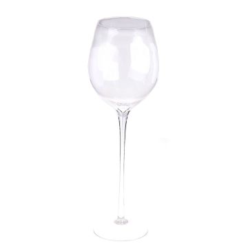 Copa de vino XXL ROGER AIR sobre soporte, transparente, 70cm, Ø23cm