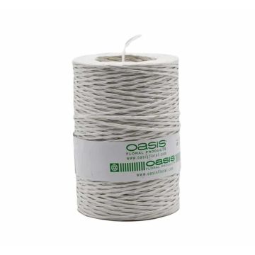 Alambre de papel para manualidades UTAHNA, blanco, 205 m, Ø 0,4 mm