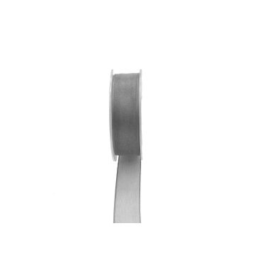 Cinta de organza OSNA, gris, 25 m, 25 mm Cinta de organza OSNA, gris, 25 m, 25 mm