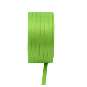 Cinta de satén doble VIPKE, verde manzana, 50 m, 6 mm Cinta de satén doble VIPKE, verde manzana, 50 m, 6 mm