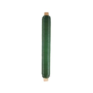 Alambre de floristería ZELISA, verde, 100 g, 33 m, Ø 0,65 mm