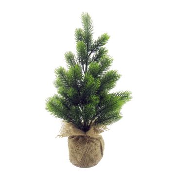 Árbol de Navidad sintético PORI, saco de yute natural, 40cm, Ø20cm Árbol de Navidad sintético PORI, saco de yute natural, 40cm, Ø20cm