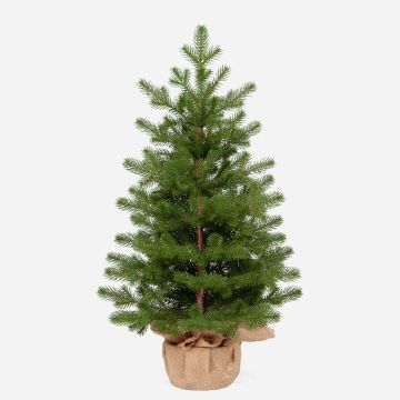 Árbol de Navidad artificial NAANTALI, saco de yute, 60 cm, Ø 40 cm Árbol de Navidad artificial NAANTALI, saco de yute, 60 cm, Ø 40 cm