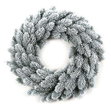 Corona de abeto artificial INARI, con nieve, Ø 45 cm Corona de abeto artificial INARI, con nieve, Ø 45 cm