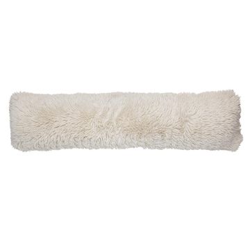 Suave burlete para puertas ARIFA con aspecto de piel de oso, color crema, 90 x 20 x 15 cm Suave burlete para puertas ARIFA con aspecto de piel de oso, color crema, 90 x 20 x 15 cm
