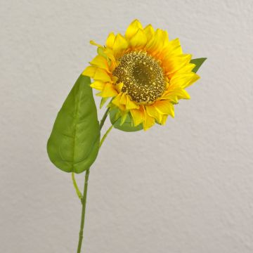 Flor artificial de girasol PELMO, amarilla, 60 cm, Ø 11 cm Flor artificial de girasol PELMO, amarilla, 60 cm, Ø 11 cm