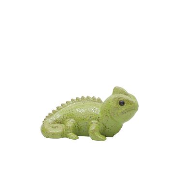 Figura de camaleón ALOVIA de cerámica, verde, 20x12x11cm Figura de camaleón ALOVIA de cerámica, verde, 20x12x11cm