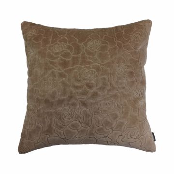 Cojín de terciopelo ALAIA, rosa, 45x45cm