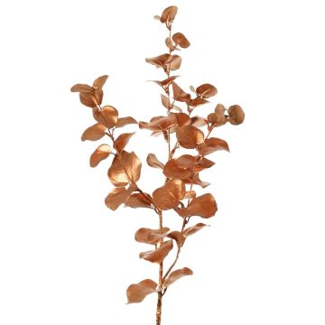 Rama artificial de eucalipto MALFHY, color cobre metalizado, 75 cm