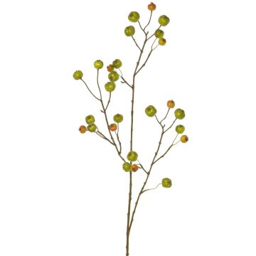 Rama decorativa de manzano ornamental NONGIH con frutos, verde-naranja, 90 cm Rama decorativa de manzano ornamental NONGIH con frutos, verde-naranja, 90 cm