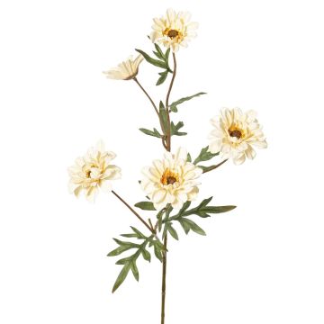 Rama artificial de crisantemo PRUDENCE, Eco Collection, amarillo crema, 75 cm, Ø 5-6,5 cm Rama artificial de crisantemo PRUDENCE, Eco Collection, amarillo crema, 75 cm, Ø 5-6,5 cm