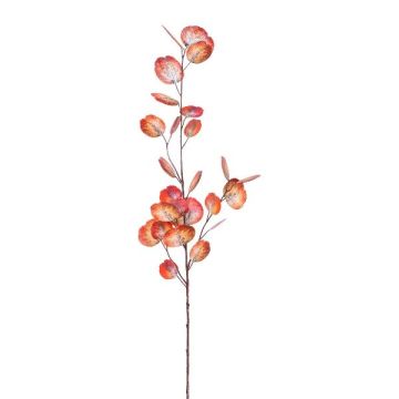 Rama artificial de eucalipto VORTAN, color coral, 85 cm Rama artificial de eucalipto VORTAN, color coral, 85 cm