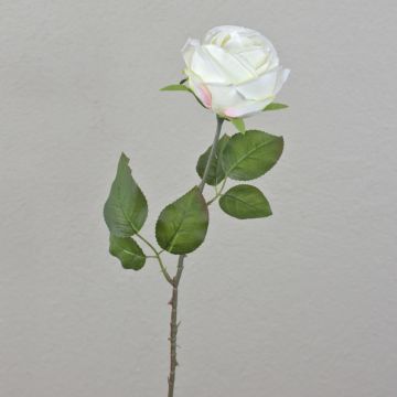 Rosa artificial FINAKAS, blanco crema, 65 cm, Ø 9 cm Rosa artificial FINAKAS, blanco crema, 65 cm, Ø 9 cm