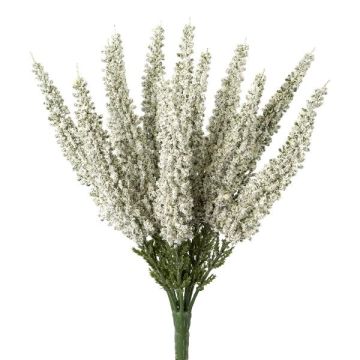 Erica artificial MIRAKY, varilla, blanco, 26 cm