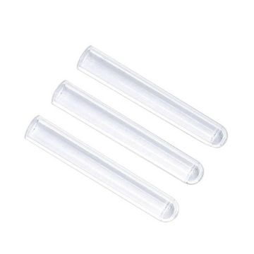 Tubo de ensayo NILOS de acrílico, transparente, 10 cm, Ø 1,6 cm Tubo de ensayo NILOS de acrílico, transparente, 10 cm, Ø 1,6 cm