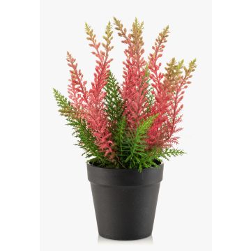 Erica sintética ELSAWO en maceta decorativa, crossdoor, rosa, 30cm