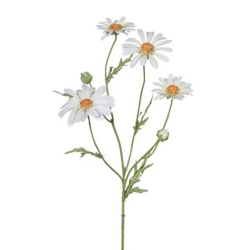 Rama artificial de margarita CLUVE, blanca, 60cm Rama artificial de margarita CLUVE, blanca, 60cm
