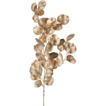 Rama decorativa de eucalipto DRAVEL, dorada, 75cm Rama decorativa de eucalipto DRAVEL, dorada, 75cm