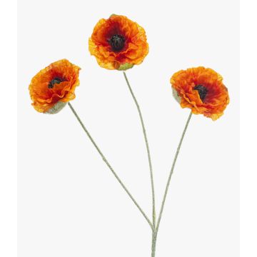 Rama artificial de amapola WHONRA, naranja, 60 cm, Ø 7 cm Rama artificial de amapola WHONRA, naranja, 60 cm, Ø 7 cm