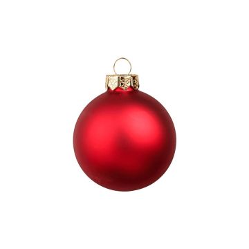 Bola de Navidad CLARIBELLE, mate, 30 unidades, rojo, Ø6 cm Bola de Navidad CLARIBELLE, mate, 30 unidades, rojo, Ø6 cm